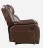 Haven Leatherette 1 Seater Sofa In Dark Brown Colour Haven Leatherette 1 Seater Sofa In Dark Brown Colour