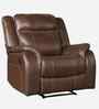 Haven Leatherette 1 Seater Sofa In Dark Brown Colour Haven Leatherette 1 Seater Sofa In Dark Brown Colour