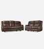 Haven Leatherette 2 Seater Sofa In Dark Brown Colour Haven Leatherette 2 Seater Sofa In Dark Brown Colour