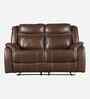 Haven Leatherette 2 Seater Sofa In Dark Brown Colour Haven Leatherette 2 Seater Sofa In Dark Brown Colour