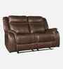 Haven Leatherette 2 Seater Sofa In Dark Brown Colour Haven Leatherette 2 Seater Sofa In Dark Brown Colour