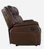 Haven Leatherette 3 Seater Sofa In Dark Brown Colour Haven Leatherette 3 Seater Sofa In Dark Brown Colour