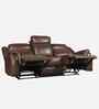 Haven Leatherette 3 Seater Sofa In Dark Brown Colour Haven Leatherette 3 Seater Sofa In Dark Brown Colour