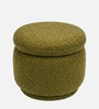 Haven Pouffe In Olive Green Colour