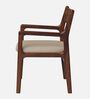 Haven Teak Wood Arm Chair In Brown Colour (Set of 2)