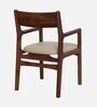 Haven Teak Wood Arm Chair In Brown Colour (Set of 2)