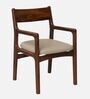 Haven Teak Wood Arm Chair In Brown Colour (Set of 2)
