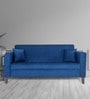 Wakefit Hawaii Fabric 3 Seater Sofa in Blue Colour