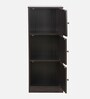 Hayao 3 Door File Cabinet in Wenge Finish