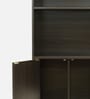 Hayao 3 Tier Book Shelf with Cabinet in Wenge Finish