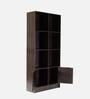 Hayao 6 Cube Book Shelf with Cabinet in Wenge Finish
