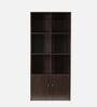 Hayao 6 Cube Book Shelf with Cabinet in Wenge Finish