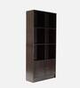 Hayao 6 Cube Book Shelf with Cabinet in Wenge Finish