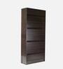 Hayao 6 Cube Book Shelf with Cabinet in Wenge Finish