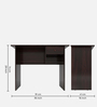 Hayao Writing Table in Wenge Finish