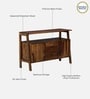 Hayward Sheesham Wood 2 Door Sideboard In Provincial Teak Finish