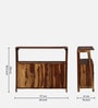 Hayward Sheesham Wood 3 Door Sideboard In Provincial Teak Finish