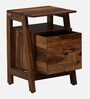 Hayward Sheesham Wood Bedside Table In Provincial