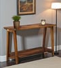 Hayward Sheesham Wood Console Table In Provincial Teak Finish