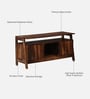 Hayward Sheesham Wood TV Console in Provincial Teak Finish For TVs Up To 46"