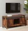 Hayward Sheesham Wood TV Console in Provincial Teak Finish For TVs Up To 46"