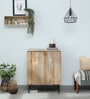 Haywood Solid Wood Cabinet In Natural Finish