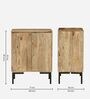 Haywood Solid Wood Cabinet In Natural Finish