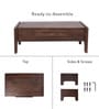 Haze Coffee Table In Brown Colour Haze Coffee Table In Brown Colour