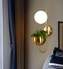 Haze Modern Wall Lamp Led with Artificial Plant | 3Color LED Bulb Included (Warm/Neutral/Cool White) | Decorative Wall Mount Light for Living Room & Bedroom