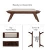 Haze Upholstered Bench In Brown Colour Haze Upholstered Bench In Brown Colour