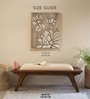 Haze Upholstered Bench In Brown Colour Haze Upholstered Bench In Brown Colour