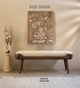 Haze Upholstered Bench In Walnut Colour Haze Upholstered Bench In Walnut Colour
