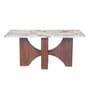 Hazel 6 Seater MarbleTop Dining Table