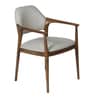 Hazel Ash wood Dining Chairs In Beige Colour (Set Of 2 )