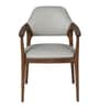 Hazel Ash wood Dining Chairs In Beige Colour (Set Of 2 )