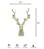 Hazel Deer With 4 Arm Gold Metal Candle
Holder