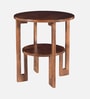 Hazel Mango Wood End Table In Tubbaq Finish