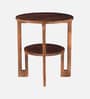 Hazel Mango Wood End Table In Tubbaq Finish