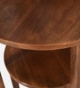 Hazel Mango Wood End Table In Tubbaq Finish