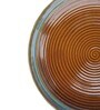 Hazel Satin 10 Inch Brown Ceramic Dinner Plate