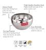 Silver  100 ml Stainless Steel  (Set of 2) Bowl 