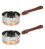 Hazel Stainless Steel Copper-Base Sauce Pan, 750ML, Set of 2