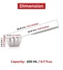 HAZEL Stainless Steel Ladle with Handle, Doya/Loti Tea Pourer Loti Tea Pourer Canteen Server, Small