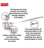 HAZEL Stainless Steel Ladle with Handle, Doya/Loti Tea Pourer Loti Tea Pourer Canteen Server, Small