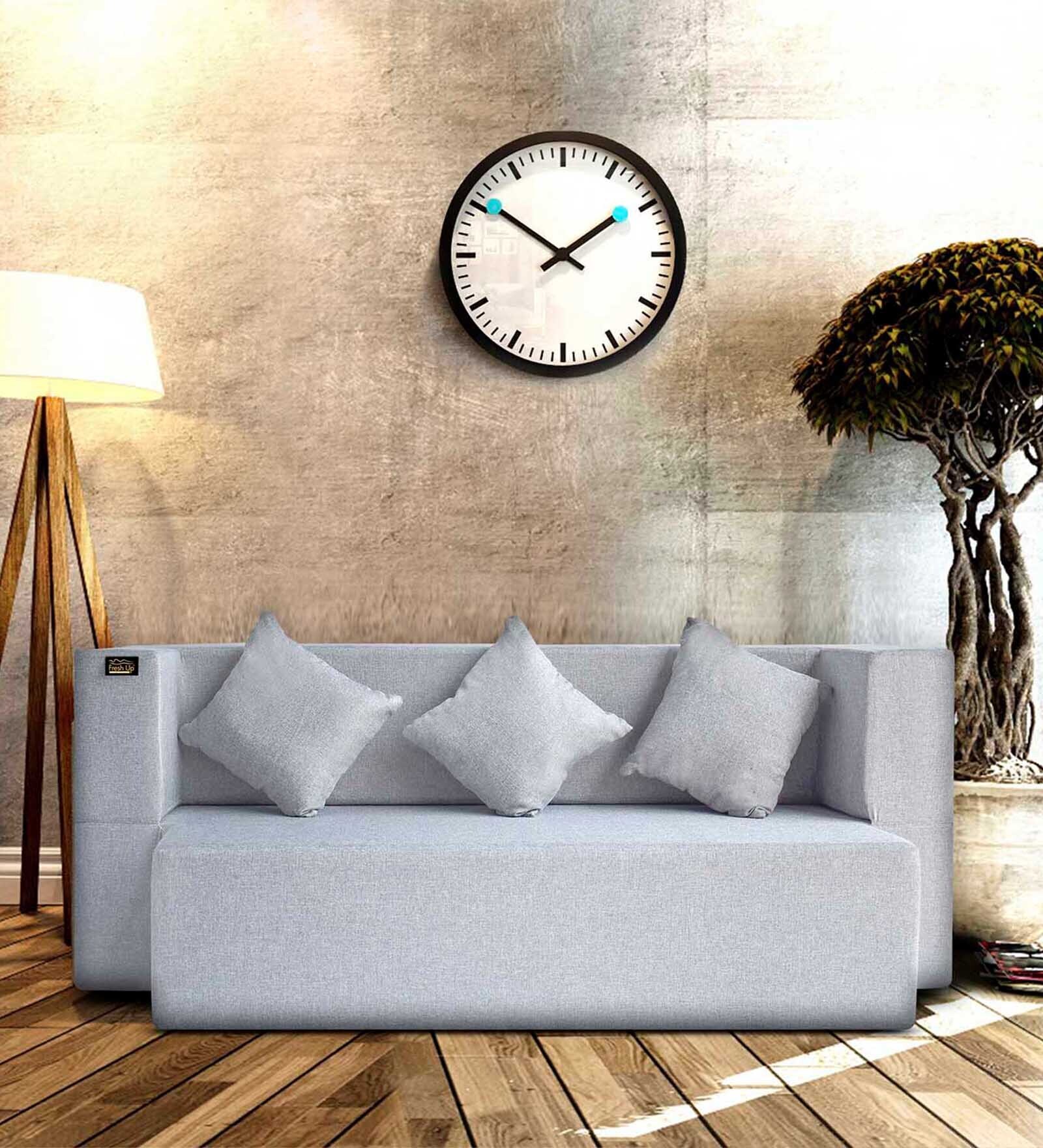 Buy Ace 14 Inch Foam (72x36) In Grey Colour Single Size Sofa Cum