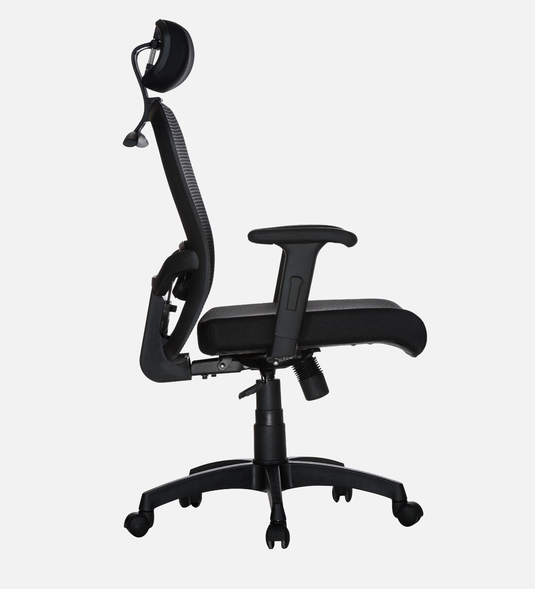 Buy Helicon High Back Ergonomic Office Chair in Black Colour by Teal