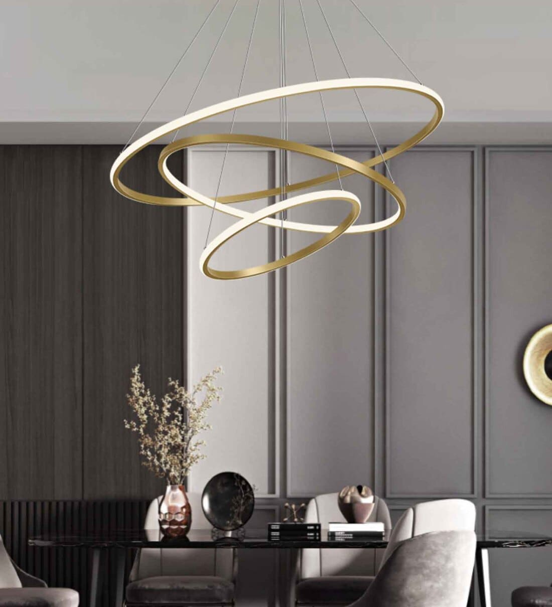 Buy Helix Gold LED Smart Voice Assist Chandelier at 49% OFF by Smartway ...