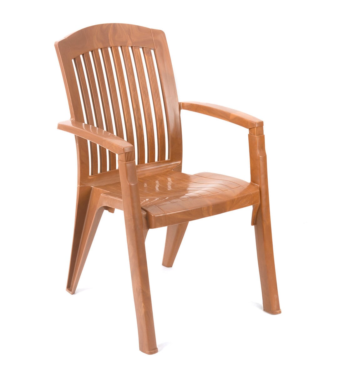 Buy Heritage Plastic Chairs (Set of 2) in Pear Wood Colour by Nilkamal