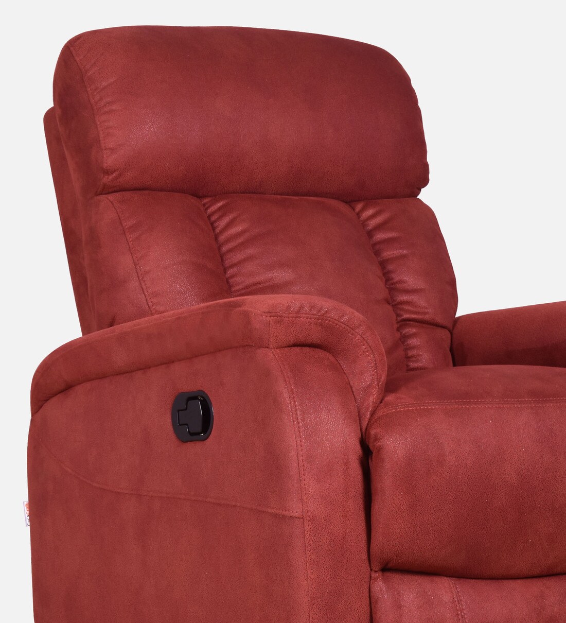 Buy Vintter Fabric 1 Seater Manual Recliner in Wine Red Colour by CasaCraft Online Manual 1