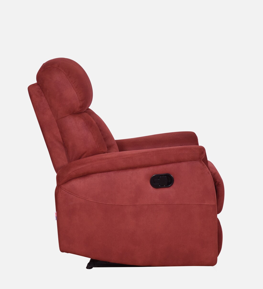 Buy Vintter Fabric 1 Seater Manual Recliner in Wine Red Colour by CasaCraft Online Manual 1